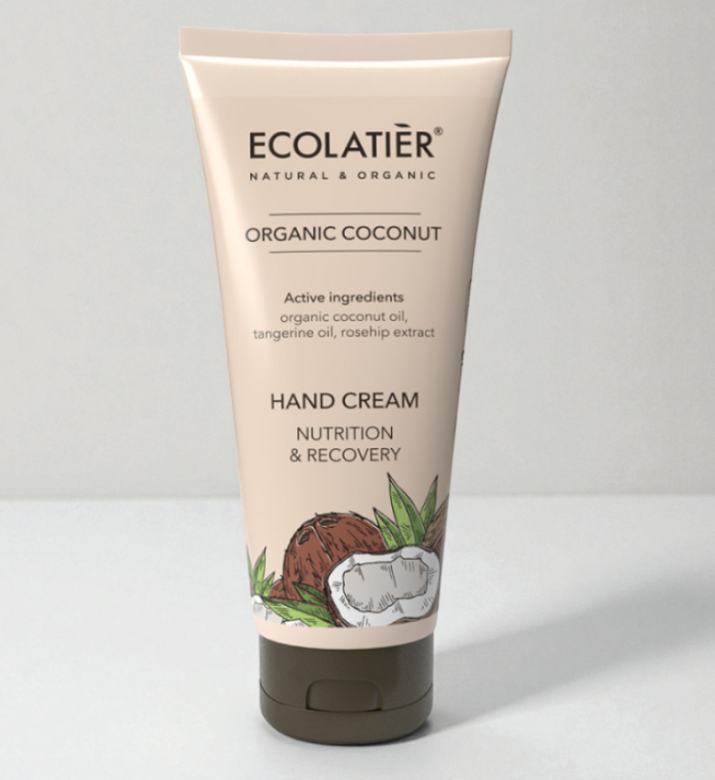 Crème mains bio - Senteur Noix de Coco - Ecolatier