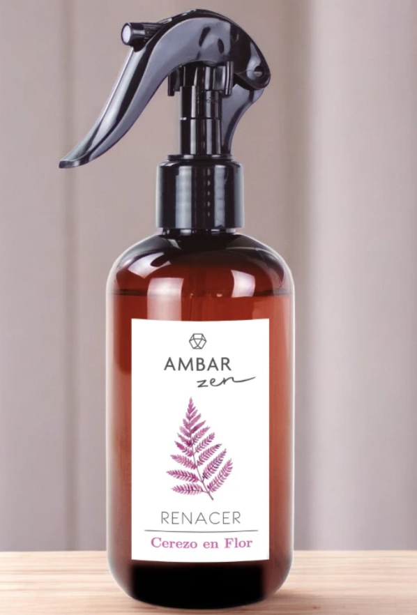 Spray d'ambiance & tissus - Senteur Fleur d'oranger/Framboise/Raisin - Ambar Zen