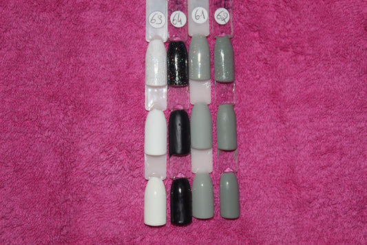 Couleur unie (Collection blanc-gris-noir)