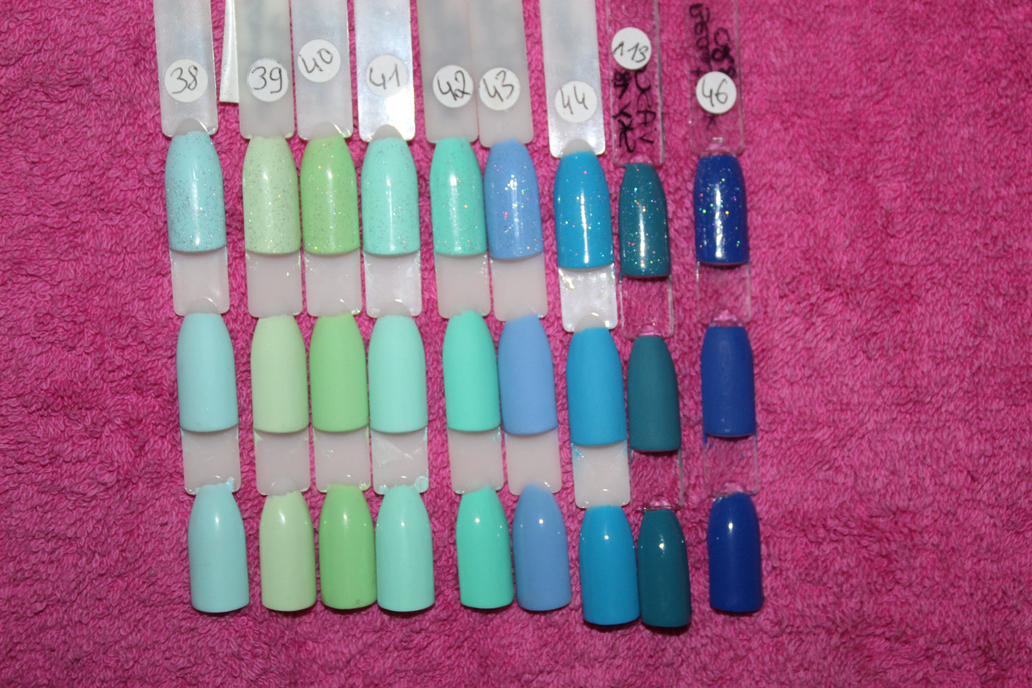 Couleur unie (Collection bleu-vert)