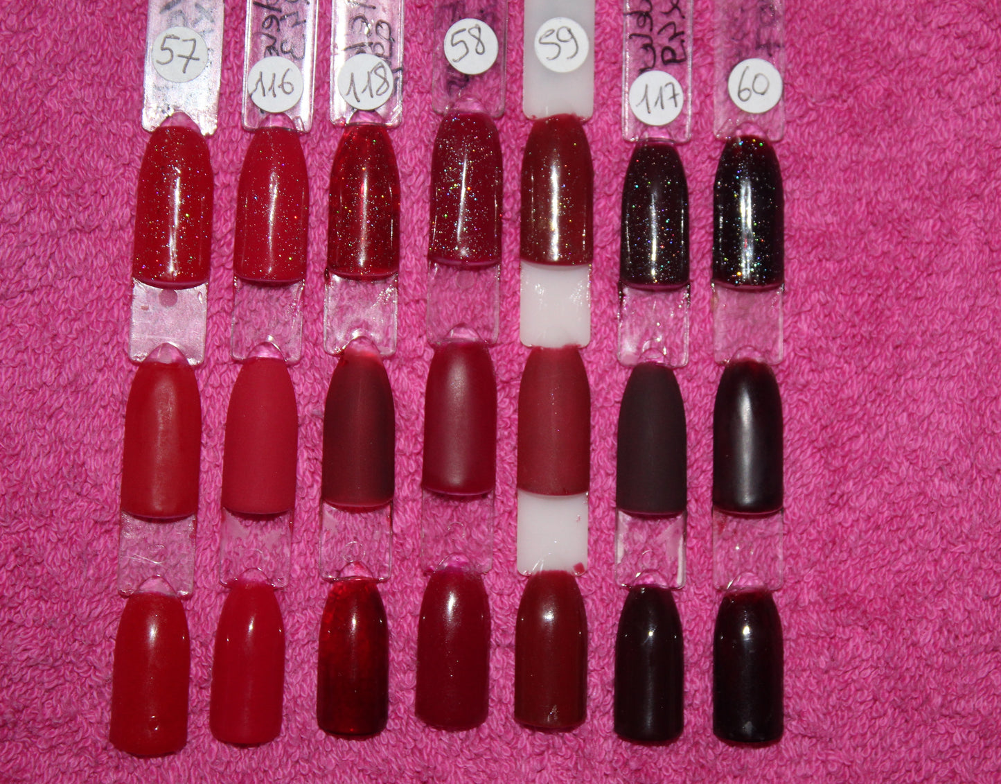 Couleur unie (Collection rouge-bordeaux-moutarde)