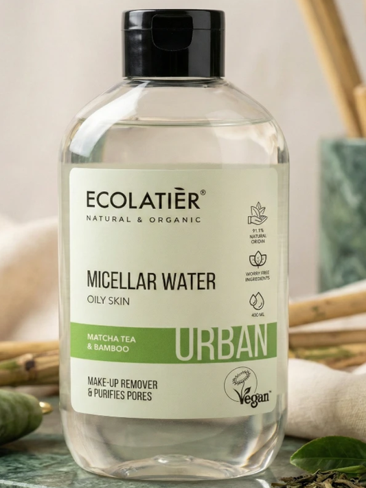Eau micellaire Thé matcha & Bambou bio - Ecolatier